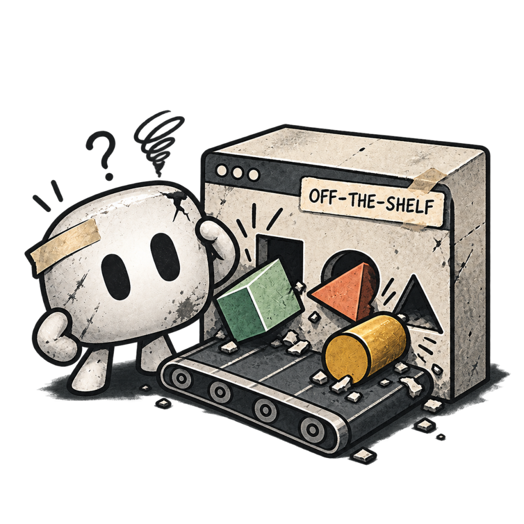 The limitations of off-the-shelf software options